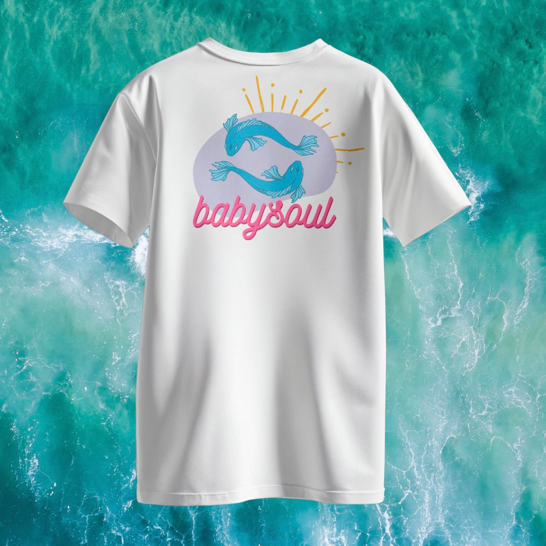 Babysoul T-Shirt Sternzeichen Fische Oversized T-Shirt – Biobaumwolle, fair & voller Bedeutung von babysoul