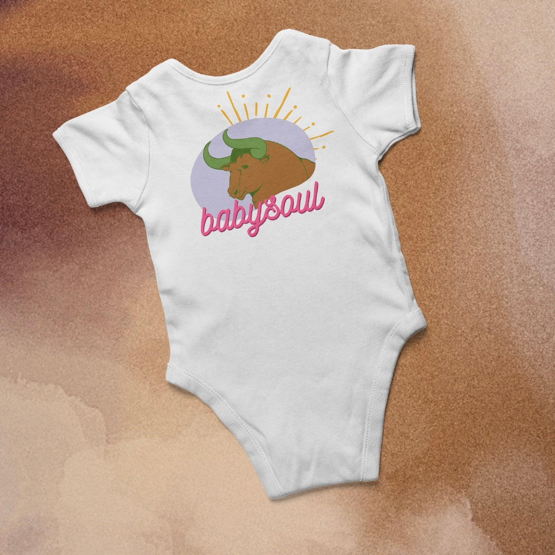 Babysoul Body Sternzeichen Stier– Biobaumwolle, fair & voller Bedeutung von babysoul